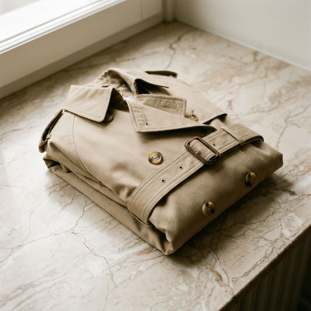 Trench-coat mi-saison